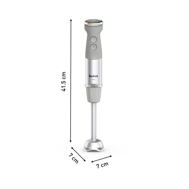 Tefal Quickchef+ HB673B30 blender Immersion blender 1000 W Grey, Stainless steel