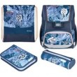 Herlitz Loop Plus TechMech school bag set Boy Polyester Blue, Orange