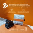 R-Go Tools Ergonomic mouse R-Go Twister, with break software, ambidextrous mouse for both hands, foldable, bluetooth and wired