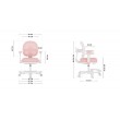 Junior 3.6 Pink swivel chair