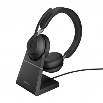 Jabra Evolve2 65 USB-A Black UC Chrg stand Stereo