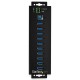 StarTech.com 10-Port USB 3.0 Hub with Power Adapter - Metal Industrial USB-A Hub with ESD & 350W Surge Protection - Din/Wall/Desk Mountable - High Speed USB 3.2 Gen 1 (5Gbps) Hub