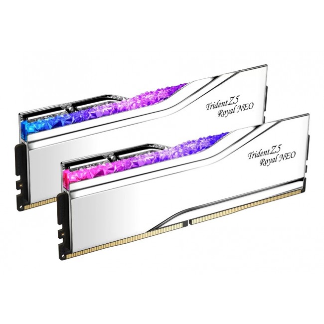 G.Skill Trident Z5 Royal Neo F5-6000J3036G32GX2-TR5NS memory module 64 GB 2 x 32 GB DDR5 6000 MT/s G.Skill Trident Z5 Royal Neo F5-6000J3036G32GX2-TR5NS memory module 64 GB 2 x 32 GB DDR5 6000 MT/s