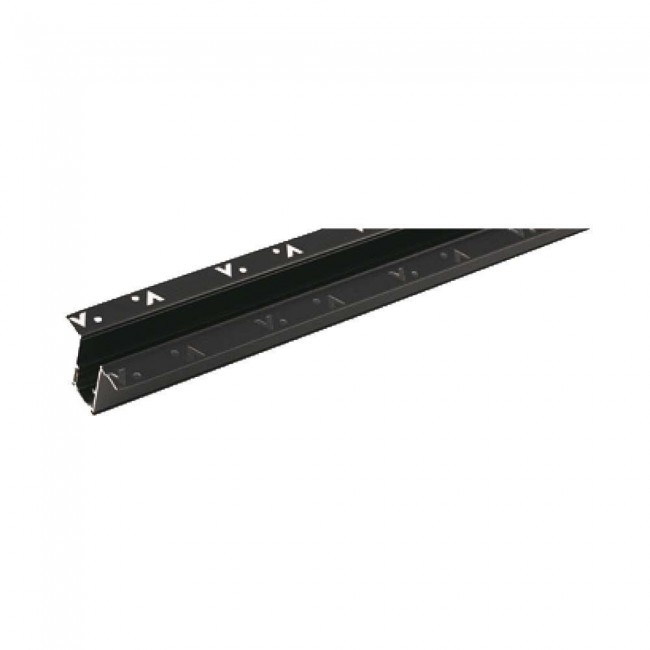 V-TAC 48V V-TAC 200cm Aluminum Black Rail Flush Mount Rail (cover and end caps included) VT-6129 V-TAC 48V V-TAC 200cm VT-6129