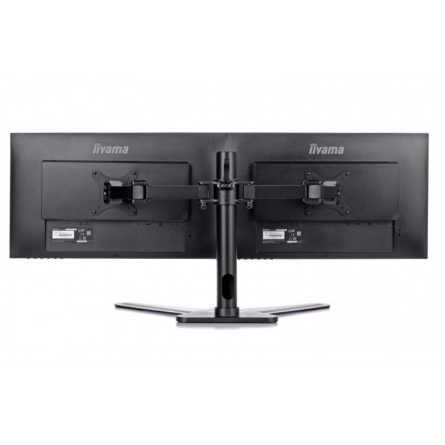 iiyama The DS1002D-B1 is a desk mount stand for two flat screens up to 30 