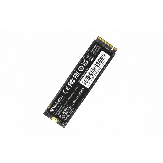 Verbatim Vi3000 PCIe NVMe M.2 SSD 512GB Verbatim Vi3000 PCIe NVMe M.2 SSD 512GB