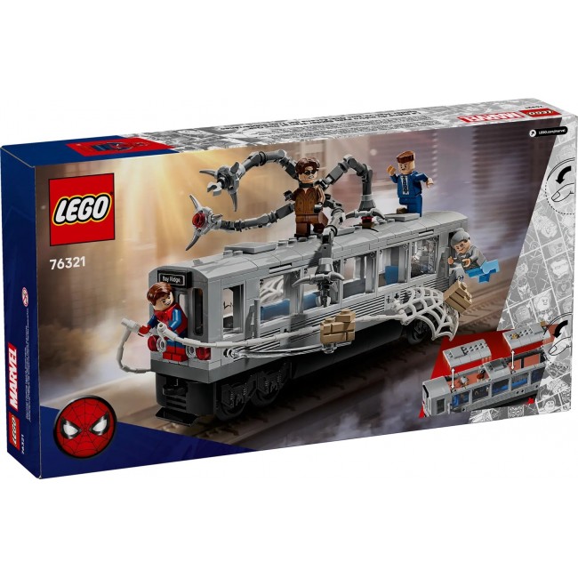 LEGO MARVEL 76321 Spider-Man vs. Doc Ock Subway Train Scene LEGO MARVEL 76321 Spider-Man vs. Doc Ock Subway Train Scene