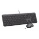 Logitech 920-013343 keyboard Mouse included Home/Office USB QWERTZ German Graphite