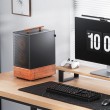 Jonsbo T7 Midi Tower Black, Wood