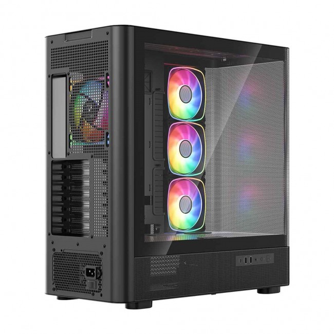 MODECOM Volcano Volcano AQ500 ARGB Midi Black