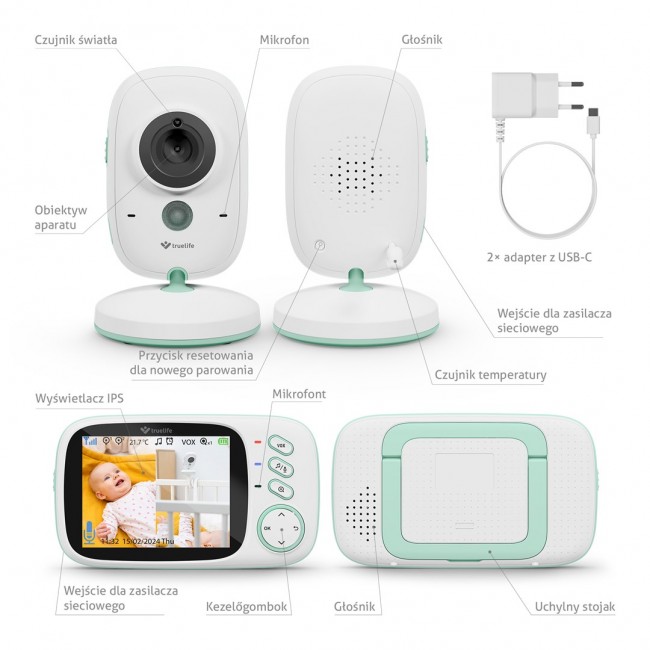 TrueLife NannyCam H32 Pro baby monitor