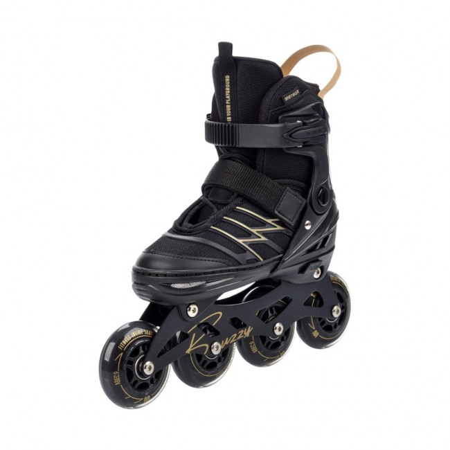 y worolki Meteor Buzzy czarno-z ote 17490-17491 34-38