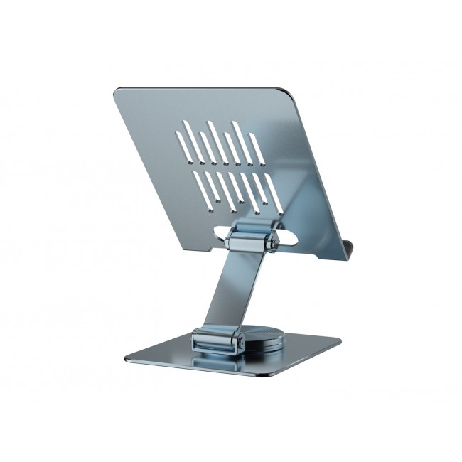 Conceptronic THANA09G Foldable Swivel Tablet Stand, 360 Rotating Base, Adjustable Height