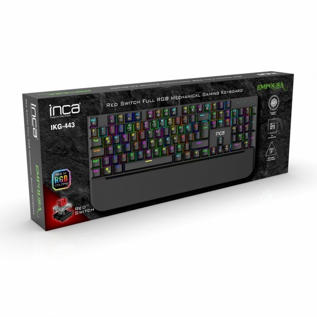 Inca IKG-443 keyboard Gaming USB Black