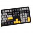 F108 Gray+Orange+Deep Gray Gasket Keyboard with Volcano RGB Switches AULA