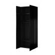 Wardrobe PAFOS 2D BASE 90x55.5x45 Black matt Wardrobe PAFOS 2D BASE 90x55.5x45 Black matt