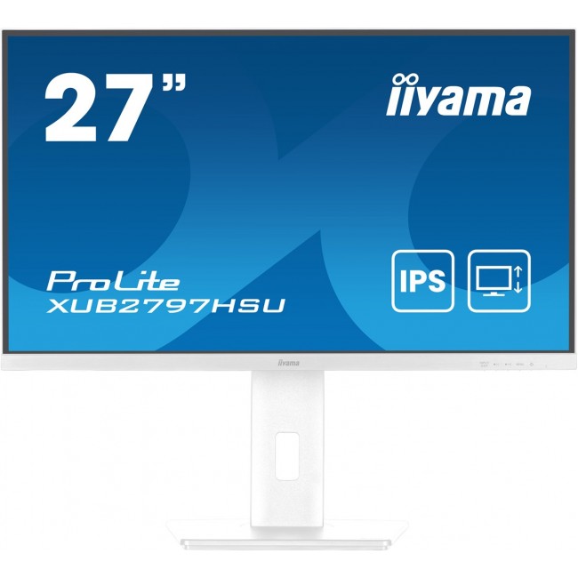 iiyama ProLite XUB2797HSU-W2 computer monitor 68.6 cm (27 iiyama ProLite XUB2797HSU-W2 computer monitor 68.6 cm (27