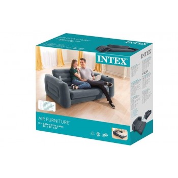 Double Foldable Flocked Sofa 66552NP