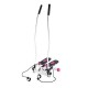 Pink diagonal stepper with movable arms and cables HMS S3085 Pink diagonal stepper with movable arms and cables HMS S3085