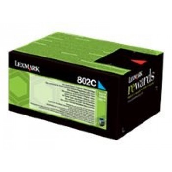 Lexmark 802C toner cartridge 1 pc(s) Original Cyan