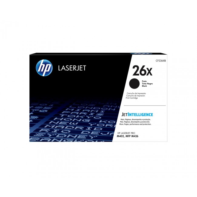 HP 26X High Yield Black Original LaserJet Toner Cartridge HP 26X High Yield Black Original LaserJet Toner Cartridge