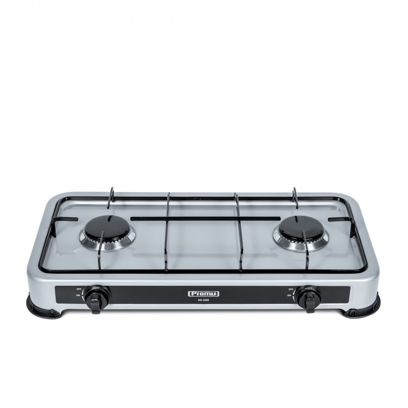 Gas cooker PROMIS KG200 SILVER WITHOUT REDUCER
