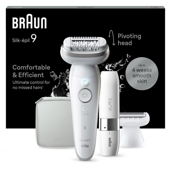 Braun Silk- pil 9 9-341 epilator 40 tweezers White Braun Silk- pil 9 9-341 epilator 40 tweezers White