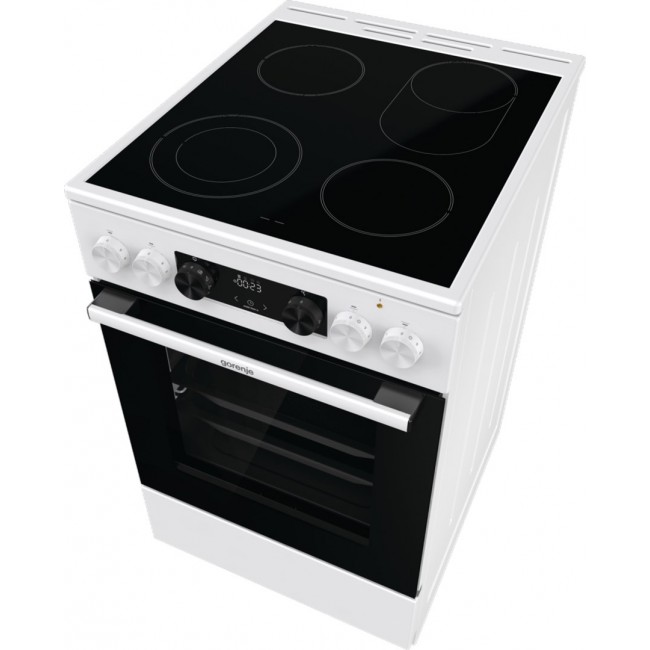Gorenje GECS5C70WA cooker Freestanding cooker Coil hob White A