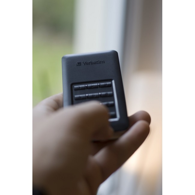 Verbatim Store 'n' Go Portable SSD with Keypad Access 256GB