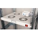 Equip Cooling Fans 19', 1U, 4FANS, RAL7035 Grey