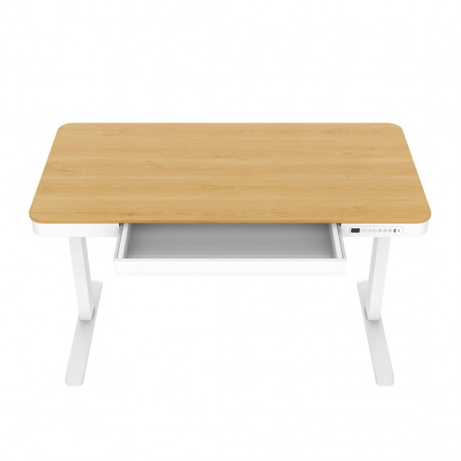 ACTIVEJET desk with electric height adjustment 120x60 ET119S white/oak