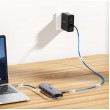 UNITEK D1113BGY01 interface hub 2 x USB 3.2 Gen 2 (3.1 Gen 2) Type-C 1000 Mbit/s Grey