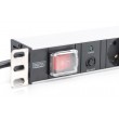 Digitus aluminum outlet strip with overload protection, 7 safety outlets, 2 m supply safety plug Digitus aluminum outlet strip with overload protection, 7 safety outlets, 2 m supply safety plug