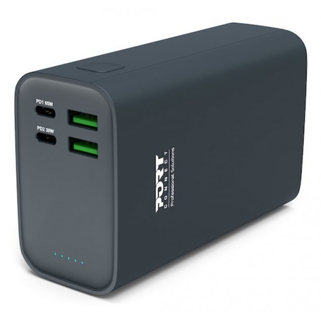 Port Designs 907004 power bank Lithium Polymer (LiPo) 26800 mAh Black