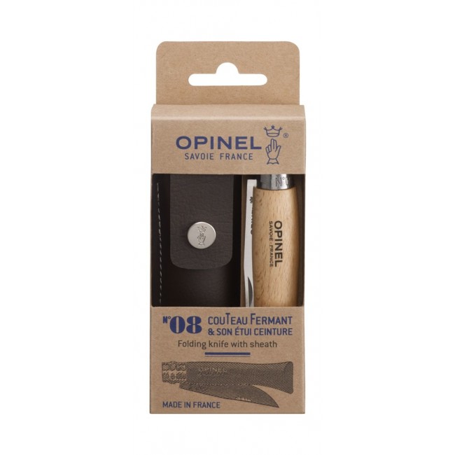 Opinel N 08 Camper/scout Wood