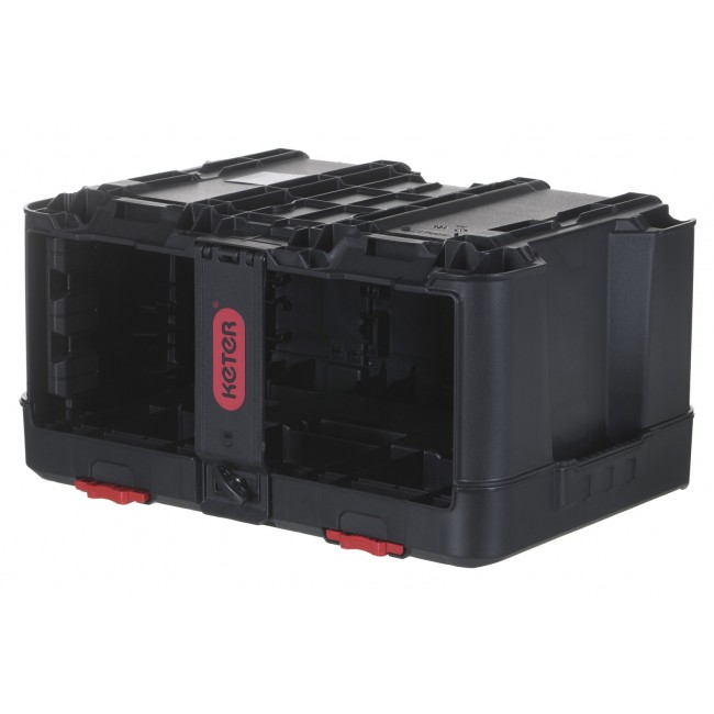 Toolbox KETER Stack'N'Roll (17210831/253380) with 3 organizers Black Toolbox KETER Stack'N'Roll (17210831/253380) with 3 organizers Black