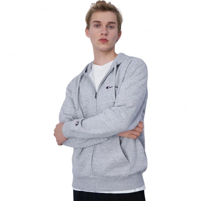 Men's Champion Full Zip Hoodie Grey 220260 EM021 XL Men's Champion Full Zip Hoodie Grey 220260 EM021 XL