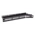 Techly Modular Patch Panel 24 Places UTP with Removable Modules 1 Unit Black