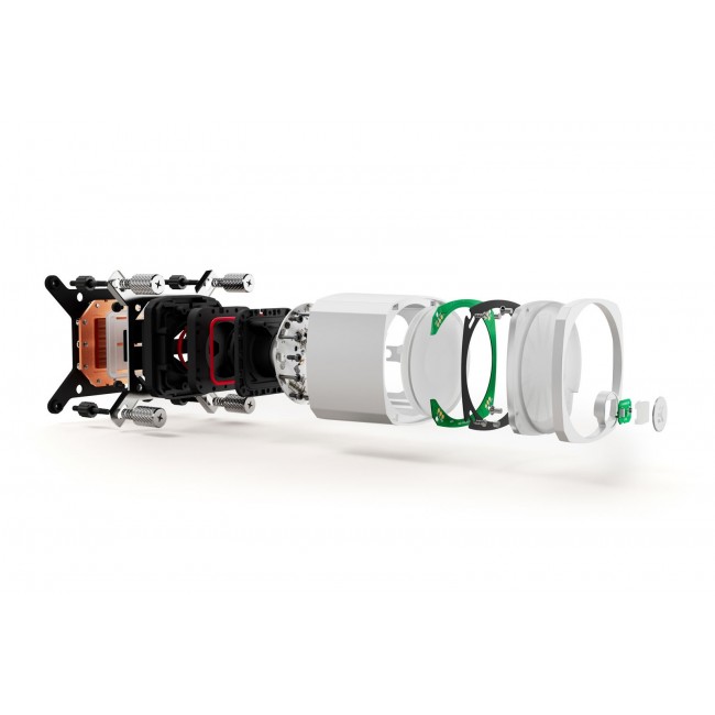 EK Water Blocks EK-Nucleus AIO CR360 Lux D-RGB Complete Water Cooling - White
