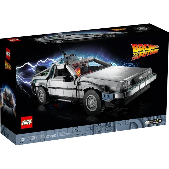 LEGO ICONS 10300 TIME MACHINE FROM BACK TO THE FUTURE LEGO ICONS 10300 TIME MACHINE FROM BACK TO THE FUTURE