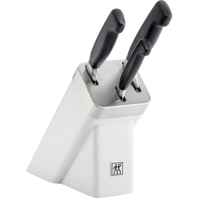 Set of 3 knives in a self-sharpening block Zwilling Four Star - White Set of 3 knives in a self-sharpening block Zwilling Four Star - White