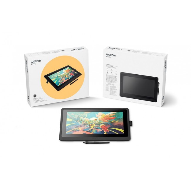 Wacom Cintiq 16 graphic tablet Black 5080 lpi 344.16 x 193.59 mm Wacom Cintiq 16 graphic tablet Black 5080 lpi 344.16 x 193.59 mm