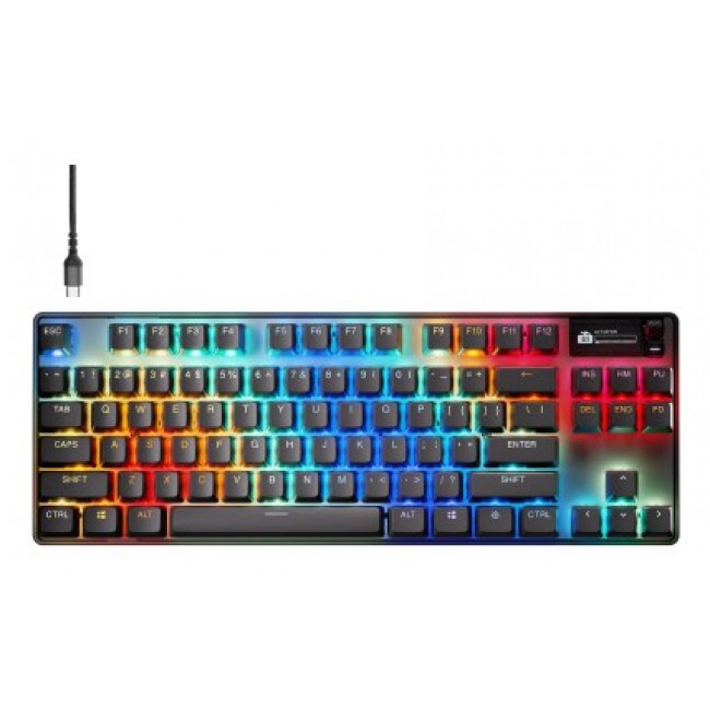 Steelseries APEX PRO TKL WIRELESS GEN 3 keyboard Gaming USB + RF Wireless + Bluetooth QWERTY UK International Black