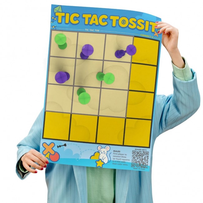 TOSSIT target board Chores Game & Cornhole TOSSIT target board Chores Game & Cornhole