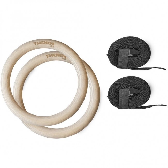 Thorn+fit Gymnastic rings with straps 28 mm