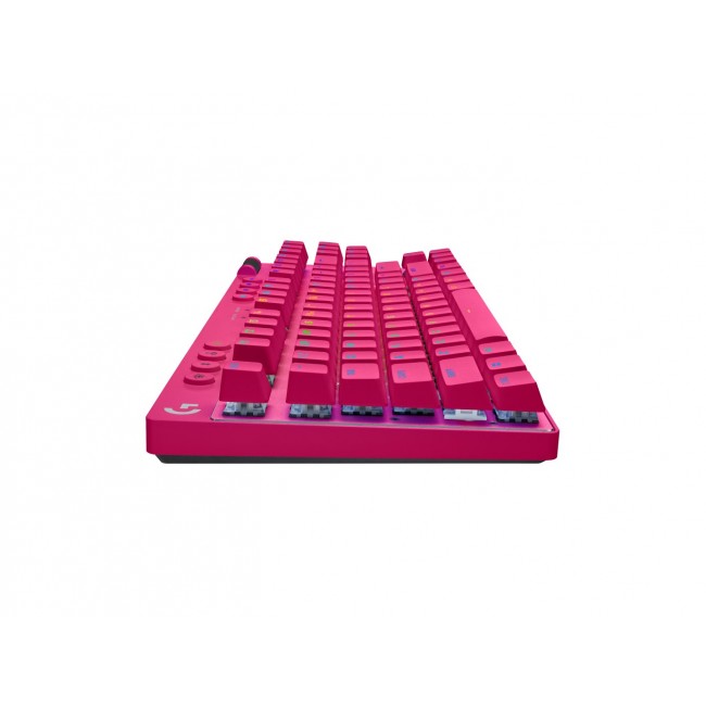 Logitech G PRO X TKL keyboard Gaming RF Wireless + Bluetooth QWERTY US International Magenta