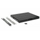 Equip Sliding Shelf 19', 1U, 600MM, Black