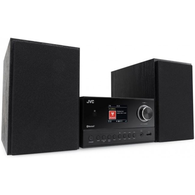 JVC UX-E225B Mini hi-fi system Black