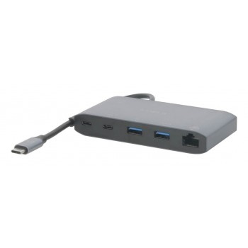 Mobilis 020027 laptop dock/port replicator Wired USB 3.2 Gen 1 (3.1 Gen 1) Type-C Grey