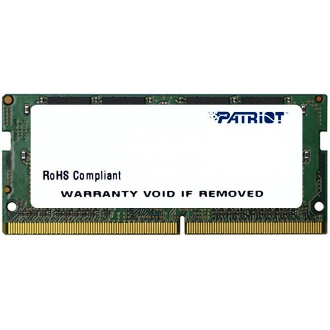 Patriot Memory 8GB DDR4 2400MHz memory module 1 x 8 GB Patriot Memory 8GB DDR4 2400MHz memory module 1 x 8 GB